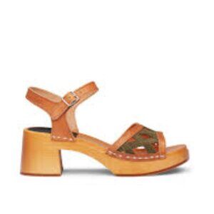 Swedish Hasbeen Basket Weave Clog Sandal - NWOT - W Size 38